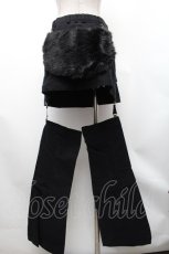 画像2: BPN / レッグカバー付きパンツ  黒 S-26-01-31-1041-GO-PA-AS-ZT626 (2)