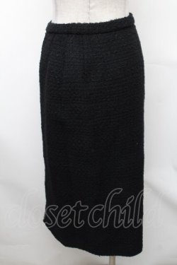 画像2: INGEBORG / ツイード調スカート  黒 S-26-01-31-1043-LO-SK-HR-ZS