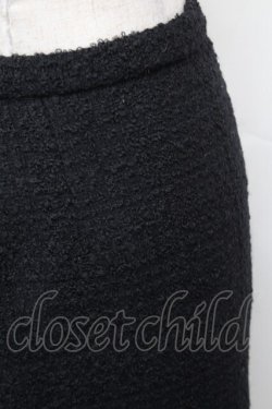 画像3: INGEBORG / ツイード調スカート  黒 S-26-01-31-1043-LO-SK-HR-ZS