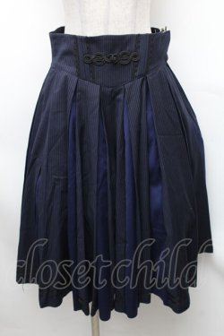 画像1: Hoshibako Works / ヒヤシンスの詩 スカート  ネイビー S-26-01-31-1044-LO-PA-HR-ZS