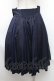 画像2: Hoshibako Works / ヒヤシンスの詩 スカート  ネイビー S-26-01-31-1044-LO-PA-HR-ZS (2)