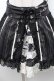 画像3: FRILL / レース切替プリントスカート  黒ｘ白 S-26-01-31-1047-HN-SK-HR-ZS (3)