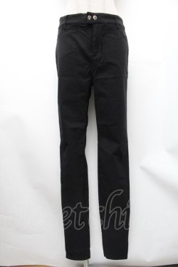画像1: KMK(KINGLY MASK)  / フィットスキニーパンツ  黒 S-26-01-31-1053-PU-PA-AS-ZS