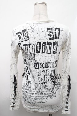 画像2: h.ANARCHY / プリントカーディガン  白 S-26-01-31-1007-HN-TO-HR-ZS