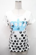 PUTUMAYO / クラウンドットTシャツ  白 S-26-01-31-1008-PT-TS-HR-ZS