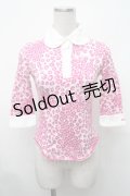 MILK / レオパードカットソー  ピンク S-26-01-31-1011-ML-TO-HR-ZS