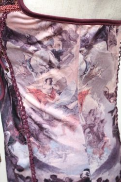画像4: OZZ ANGELO / 絵画プリントキャミソール  パープル S-26-01-31-1001-OO-TO-HR-ZS