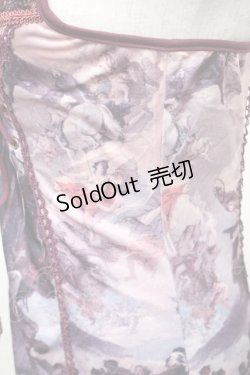 画像4: OZZ ANGELO / 絵画プリントキャミソール  パープル S-26-01-31-1001-OO-TO-HR-ZS