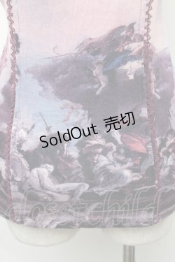 画像5: OZZ ANGELO / 絵画プリントキャミソール  パープル S-26-01-31-1001-OO-TO-HR-ZS