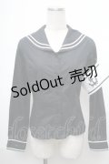 MAM MAXICIMAM / セーラー海賊ブラウス  黒 S-26-01-31-1015-0-BL-HR-ZS