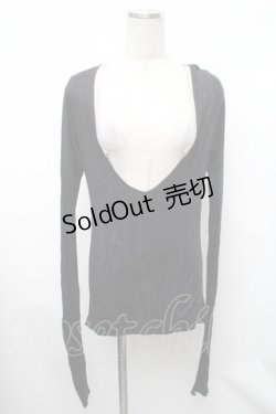 画像1: Sixh / ロングスリーブカットソー  黒 S-26-01-31-1016-HN-TO-HR-ZS