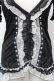 画像3: FRILL / はしごレースフリルカーディガン  黒ｘ白 S-26-01-31-1020-HN-TS-HR-ZS (3)