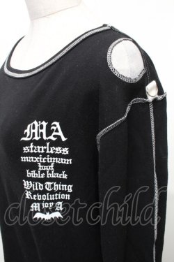 画像3: MAM MAXICIMAM / プリント長袖カットソー  黒 S-26-01-31-1021-0-TS-HR-ZS