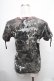 画像2: h.ANARCHY / プリントタイダイTシャツ  カーキｘ白 S-26-01-31-1024-HN-TS-HR-ZS (2)