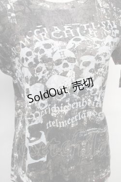 画像3: h.ANARCHY / プリントタイダイTシャツ  カーキｘ白 S-26-01-31-1024-HN-TS-HR-ZS