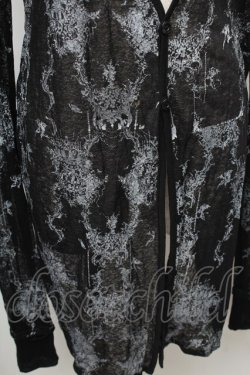 画像3: VII / プリントシアーカーディガン  黒 S-26-01-31-1026-HN-TO-HR-ZS