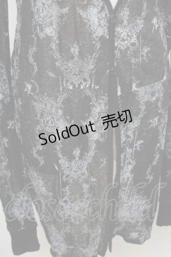 画像3: VII / プリントシアーカーディガン  黒 S-26-01-31-1026-HN-TO-HR-ZS