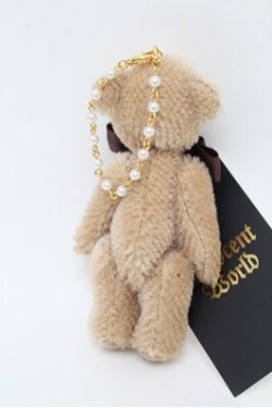 画像2: Innocent World / テディ3兄弟バッグチャーム  ブラウン S-26-01-31-001-IW-ZA-HR-ZS