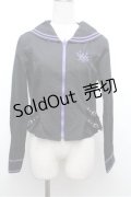 MAM MAXICIMAM / セーラーパーカー  黒ｘ紫 S-26-01-31-056-0-BL-HR-ZS