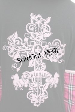 画像5: PUTUMAYO / チェック切替パーカー  黒ｘピンク S-26-01-31-057-PT-TO-HR-ZS