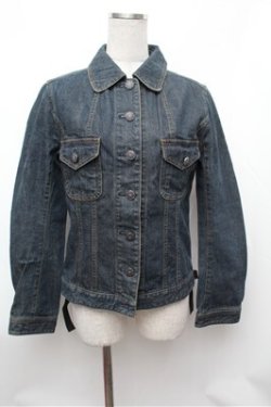画像1: INGEBORG / サイドベルトデニムジャケット   S-26-01-31-058-LO-BL-HR-ZS