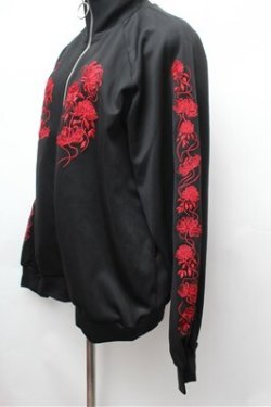 画像2: AdaNous / 曼珠沙華ジャージ  黒ｘ赤 S-26-01-31-060-PU-JA-AS-ZS