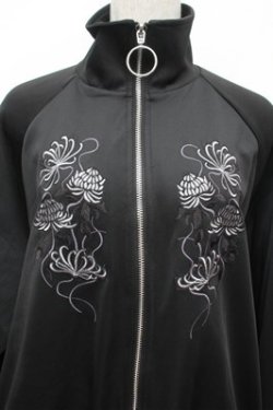 画像2: AdaNous / 曼珠沙華ジャージ  黒 S-26-01-31-062-PU-JA-AS-ZS