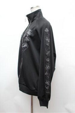 画像3: AdaNous / 曼珠沙華ジャージ  黒 S-26-01-31-062-PU-JA-AS-ZS