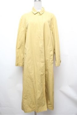 画像1: INGEBORG / 裏地花柄ステンカラーコート  イエロー S-26-01-31-065-LO-JA-HR-ZS