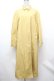 画像1: INGEBORG / 裏地花柄ステンカラーコート  イエロー S-26-01-31-065-LO-JA-HR-ZS (1)