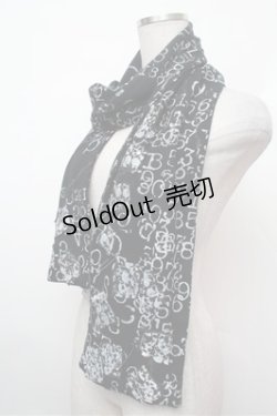 画像2: h.ANARCHY / プリントストール  黒 S-26-01-31-013-HN-ZA-HR-ZS