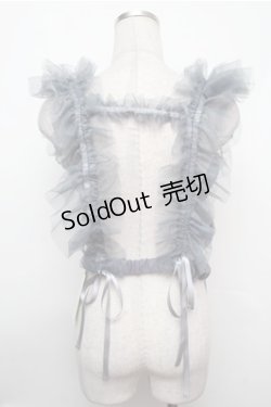 画像2: Vallee lys / Nocturne Tulle Harness  ブルー S-26-01-31-014-GO-TO-HR-ZS