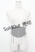 MR corset / LACE UP VERY SHORT CORSET  黒 S-26-01-31-015-PU-TO-HR-ZS