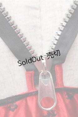 画像3: PUNK / カップ付プリントサテントップス  赤 S-26-01-31-017-PU-BL-HR-ZS