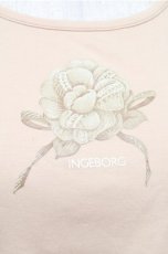 画像3: INGEBORG / ローズプリントロンT  ベージュ S-26-01-31-019-LO-TS-HR-ZT641 (3)
