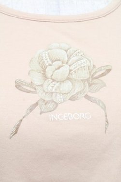 画像3: INGEBORG / ローズプリントロンT  ベージュ S-26-01-31-019-LO-TS-HR-ZS