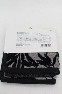 画像2: LOLITA / 花柄ハンカチ  黒ｘグレー S-26-01-31-003-LO-ZA-HR-ZS