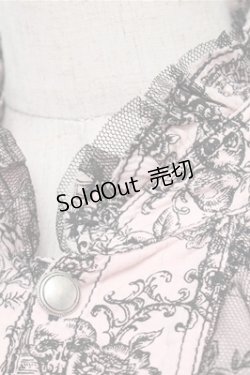 画像3: ALGONQUINS / 総柄フリルブラウス  ピンク S-26-01-31-021-AL-BL-HR-ZS