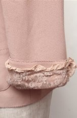 画像5: INGEBORG / フロントピンタック&レース襟ブラウス  ピンク S-26-01-31-022-LO-BL-HR-ZS (5)
