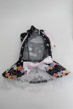 画像1: BABY,THE STARS SHINE BRIGHT / くみゃちゃんのKiraKira Sweets Halloween柄くみゃちゃんねこみみケープ  黒 S-26-01-31-004-BA-ZA-AS-ZS