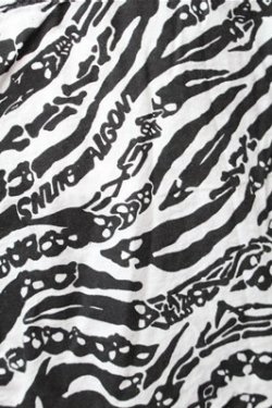 画像4: ALGONQUINS / ゼブラ柄ブラウス  黒ｘ白 S-26-01-31-024-AL-TO-HR-ZS
