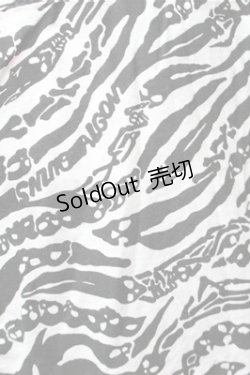 画像4: ALGONQUINS / ゼブラ柄ブラウス  黒ｘ白 S-26-01-31-024-AL-TO-HR-ZS