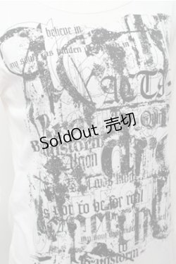 画像3: ALGONQUINS / プリントカットソー  白 S-26-01-31-027-AL-TS-HR-ZS