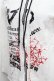 画像5: MAD / プリントガーゼZIPパーカー  白 S-26-01-31-028-PU-BL-HR-ZS (5)
