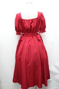 画像2: axes femme / サイドリボンワンピース F 赤 S-26-02-01-039-0-OP-TE-ZS