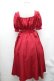 画像2: axes femme / サイドリボンワンピース F 赤 S-26-02-01-039-0-OP-TE-ZS (2)