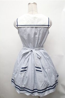 画像2: Secret Honey / ノースリーブセーラーワンピース  サックス S-26-02-01-041-CA-SK-HR-ZS