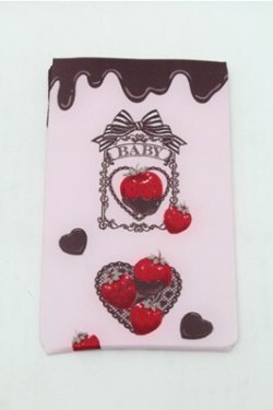 画像1: BABY,THE STARS SHINE BRIGHT / Strawberry Loves Chocolateオーバーニーソックス  ピンク S-26-02-01-004-BA-AC-AS-ZS