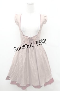 画像1: axes femme POETIQUE / ヴィンテージレース襟ワンピース  ブラウン S-26-02-01-050-AX-OP-AS-ZS