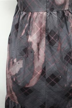 画像3: KILL STAR / ブリーチチェックワンピース  グレー S-26-02-01-051-SL-OP-AS-ZS